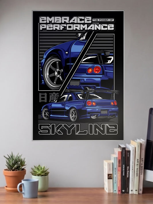 Nissan Skyline Cars Poster