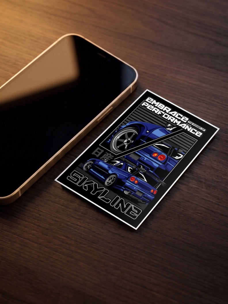 Nissan Skyline Cars Poster