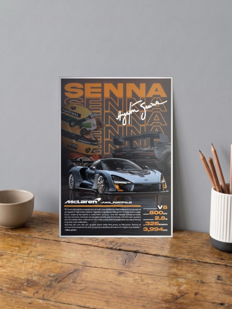 McLaren Senna Cars Poster