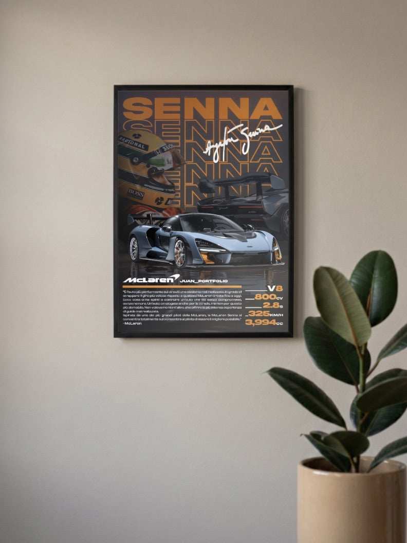 McLaren Senna Cars Poster