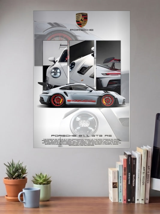 Porsche 911 Corner Carver Cars Poster