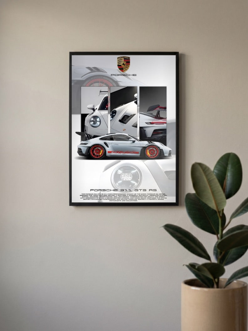Porsche 911 Corner Carver Cars Poster