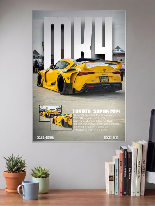 Toyota Supra MK4 Cars Poster