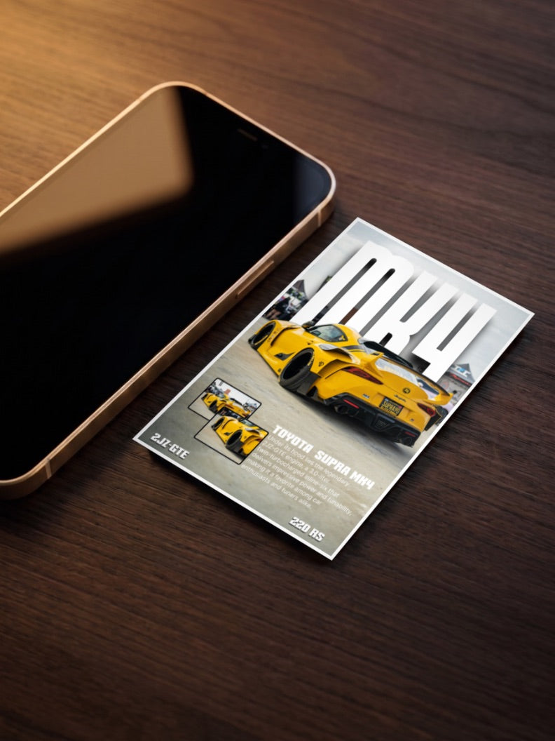 Toyota Supra MK4 Cars Poster
