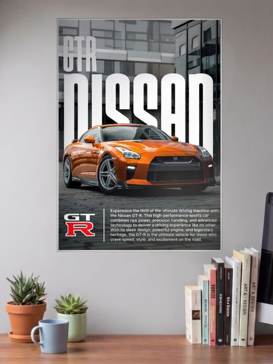 Nissan GT R Skyline Saga Cars Poster