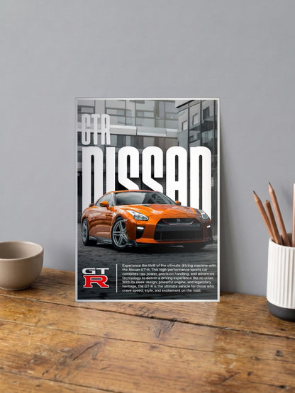 Nissan GT R Skyline Saga Cars Poster