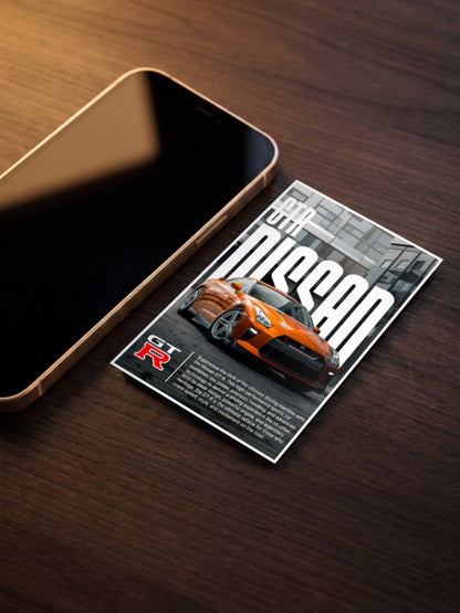 Nissan GT R Skyline Saga Cars Poster