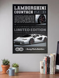 Lamborghini Countach LPI 804 Cars Poster