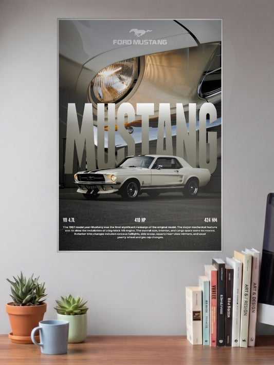 Ford Mustang Cars Poster