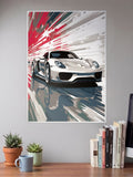 Porsche Car Poster