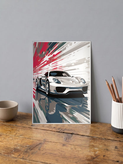 Porsche Car Poster