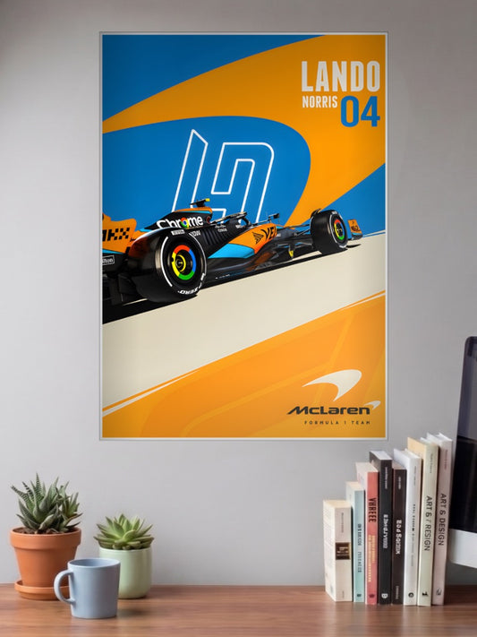 McLaren Lando Norris 04 Cars Poster