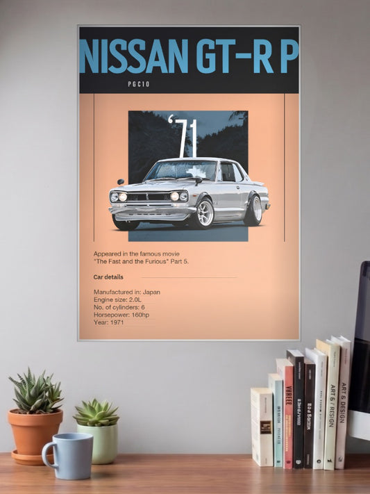 Nissan GT R Cars Poster
