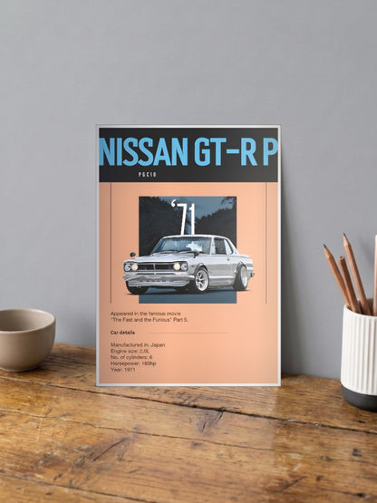 Nissan GT R Cars Poster