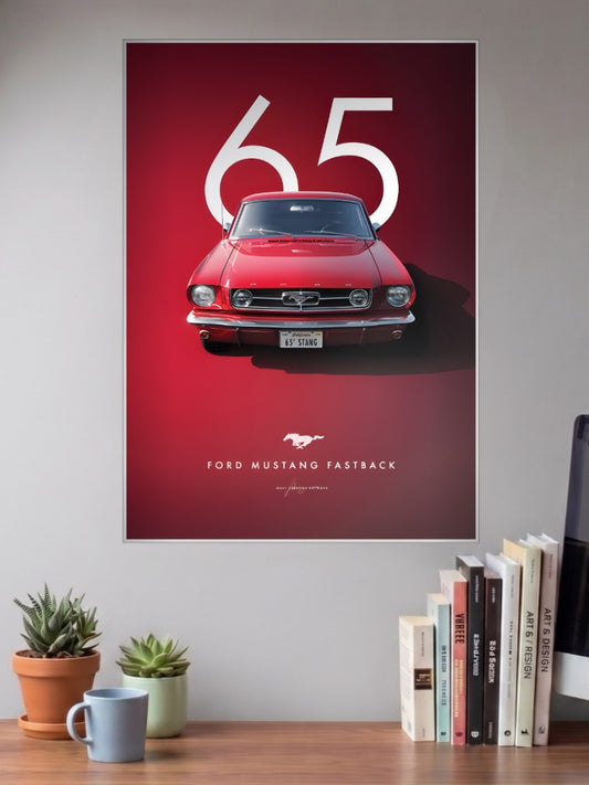 Ford Mustang Fastback Cars Poster