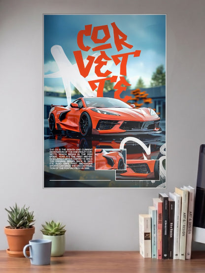 Chevrolet Corvette Cars Poster