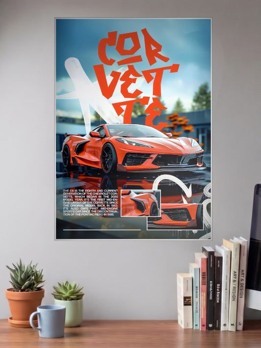 Chevrolet Corvette Cars Poster