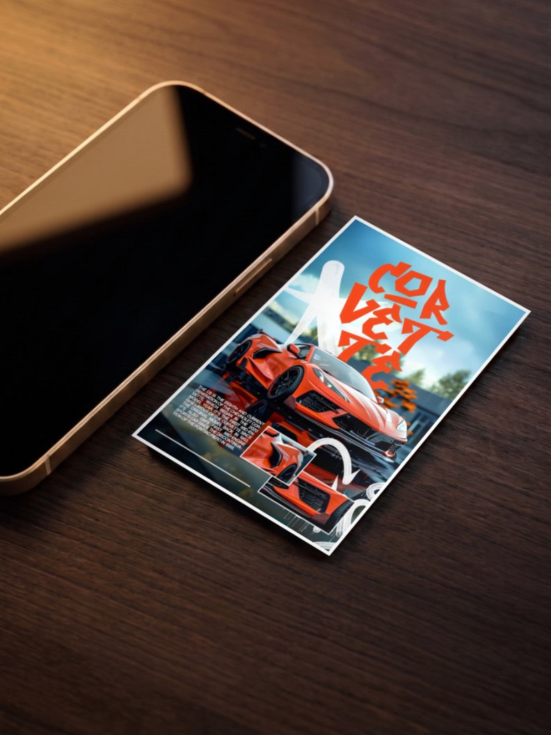 Chevrolet Corvette Cars Poster