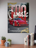 Ferrari F40 Grip and Go Cars Poster