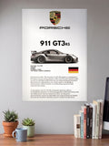 Porsche 911 GT3RS Car Poster
