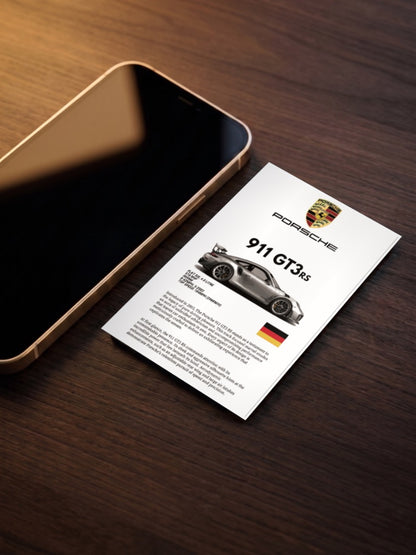 Porsche 911 GT3RS Car Poster