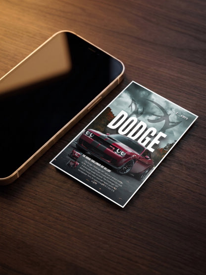 Dodge Challenger SRT Hellcat Cars Poster