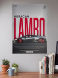 Lamborghini Lambo Huracan Cars Poster