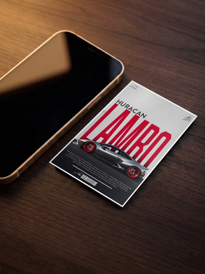 Lamborghini Lambo Huracan Cars Poster