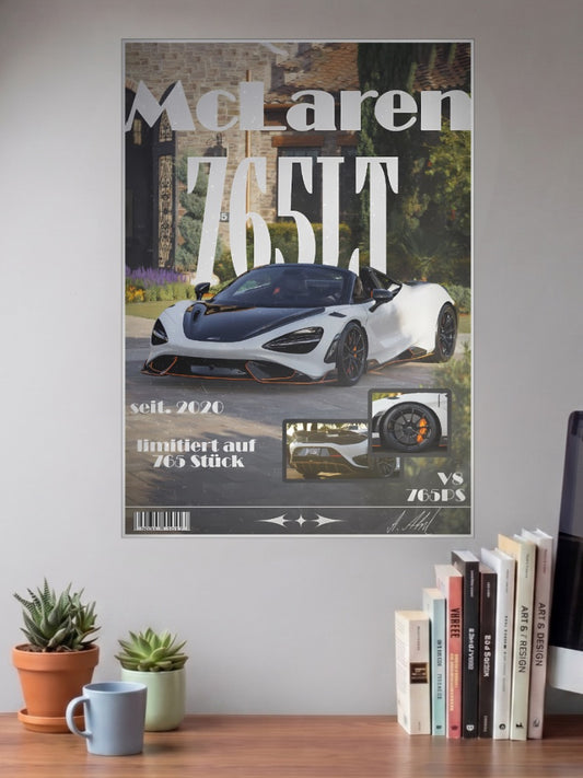 McLaren 765LT Cars Poster