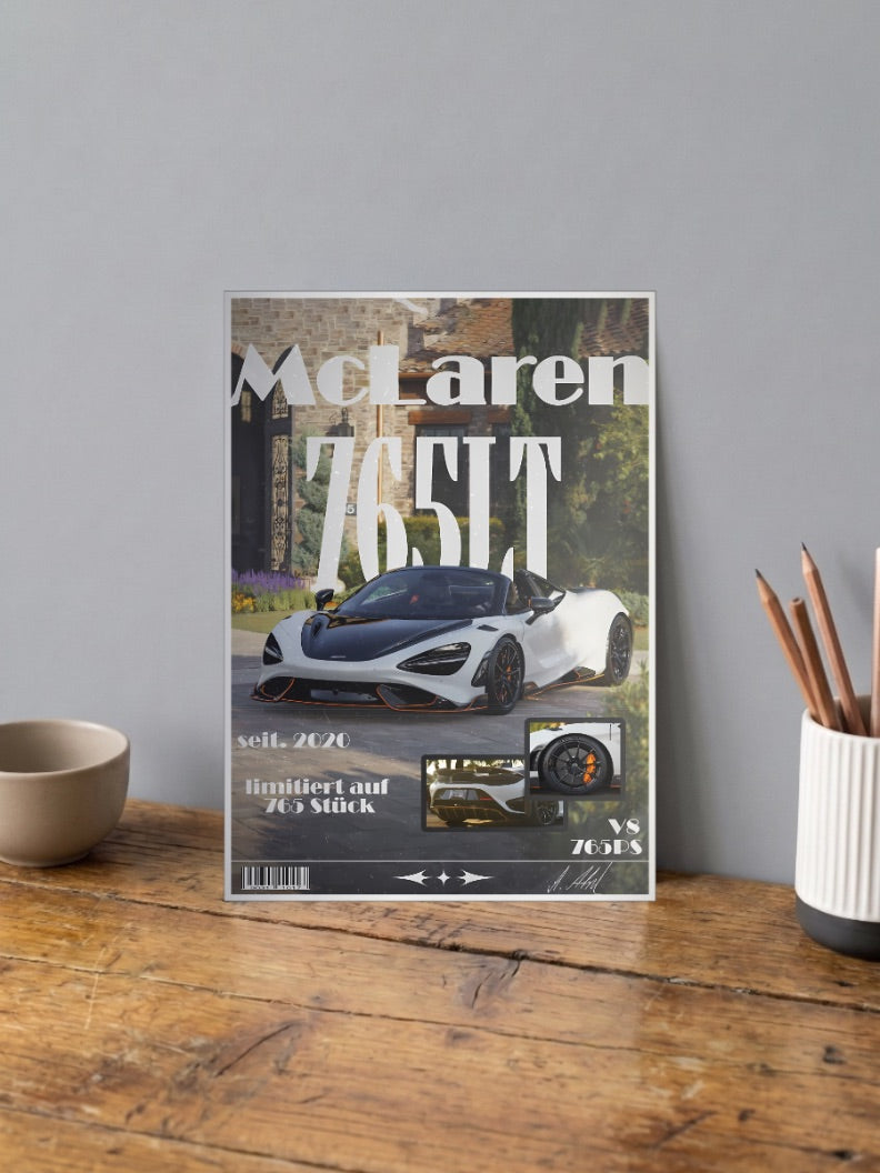 McLaren 765LT Cars Poster