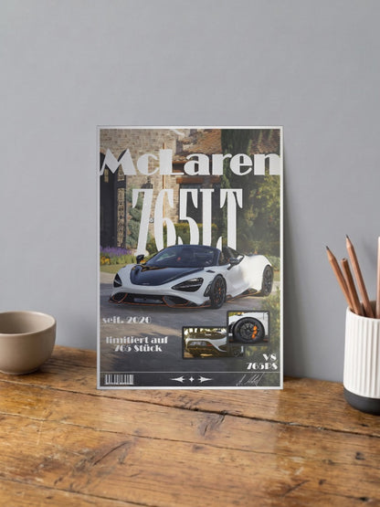McLaren 765LT Cars Poster