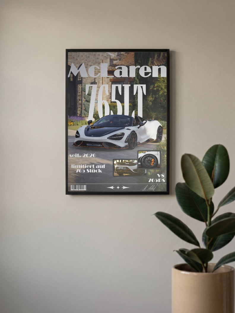 McLaren 765LT Cars Poster