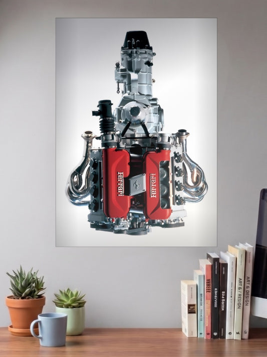 Ferrari engine Cars Poster