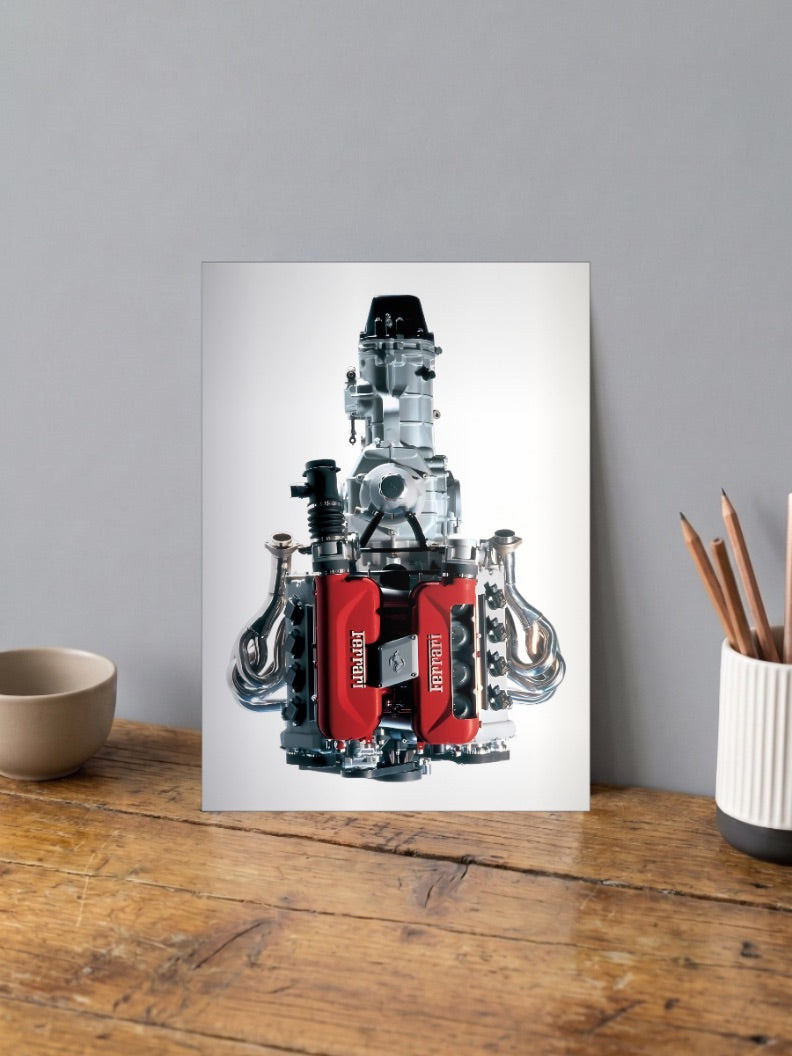 Ferrari engine Cars Poster