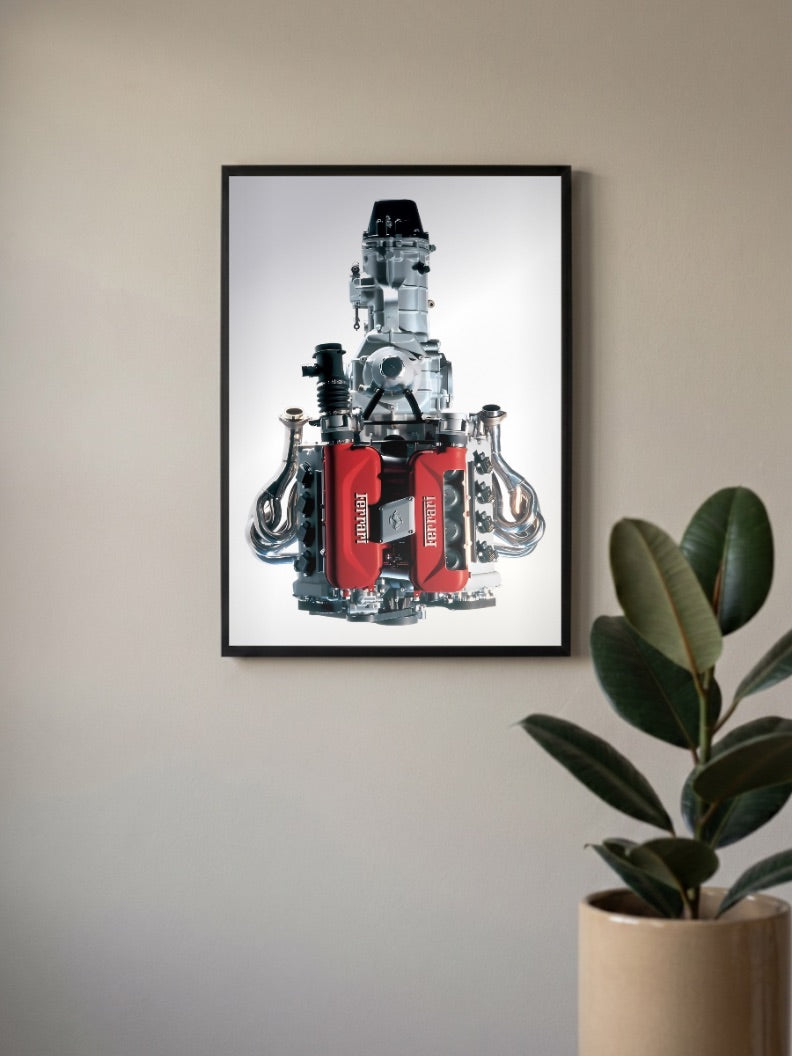 Ferrari engine Cars Poster