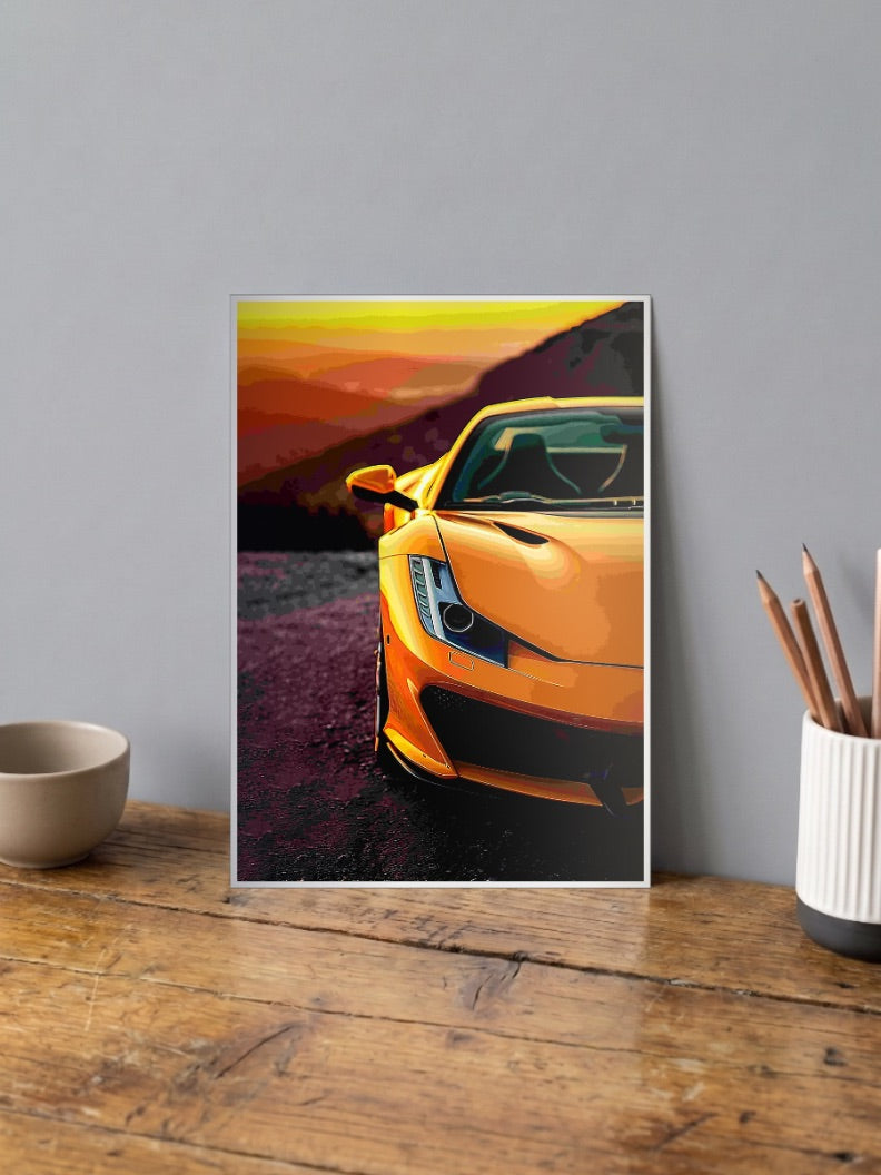 Lamborghini Car Poster