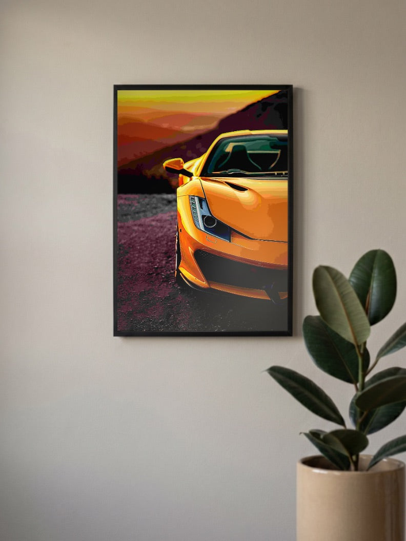 Lamborghini Car Poster