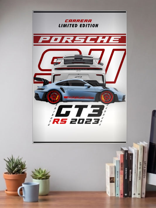 Porsche GT3 RS 2023 Carrier limited edition Cars Poster