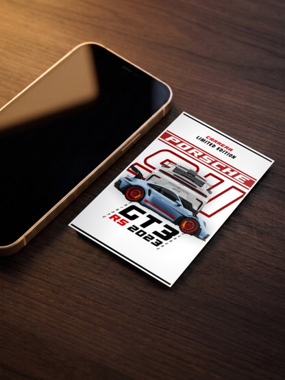 Porsche GT3 RS 2023 Carrier limited edition Cars Poster