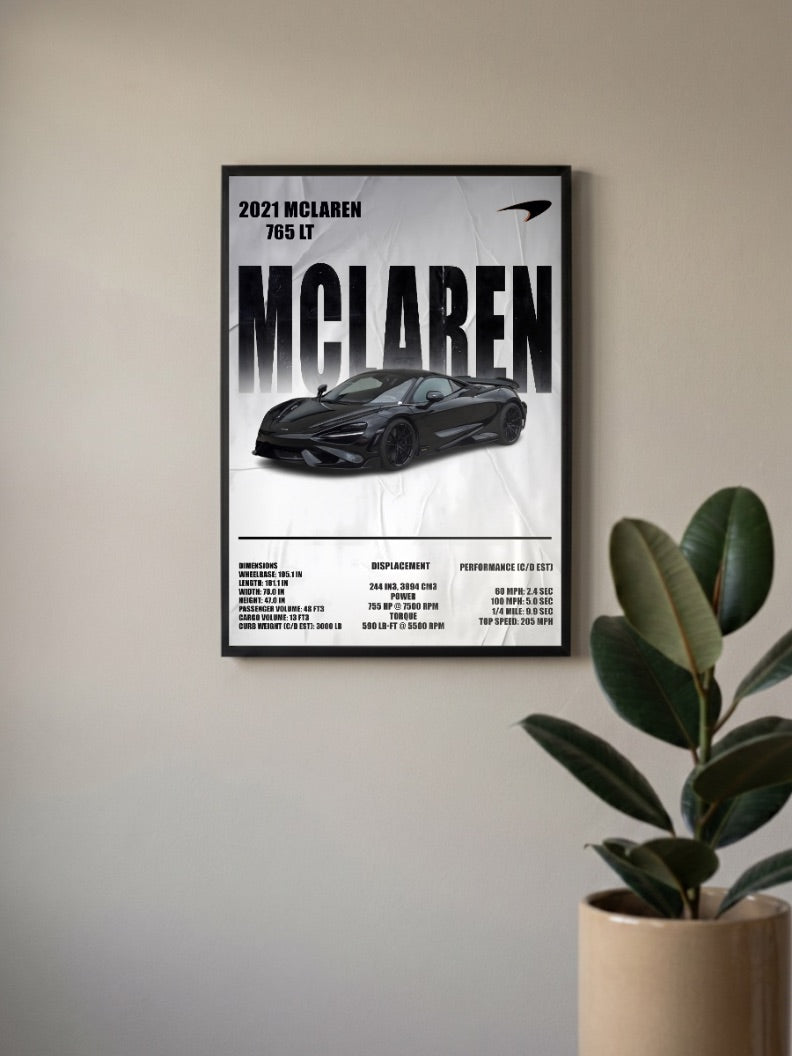Ferrari The Roar of Precision Car Poster