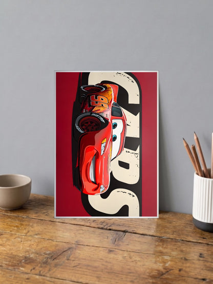 LIGHTING MCQUEEN Cars Poster