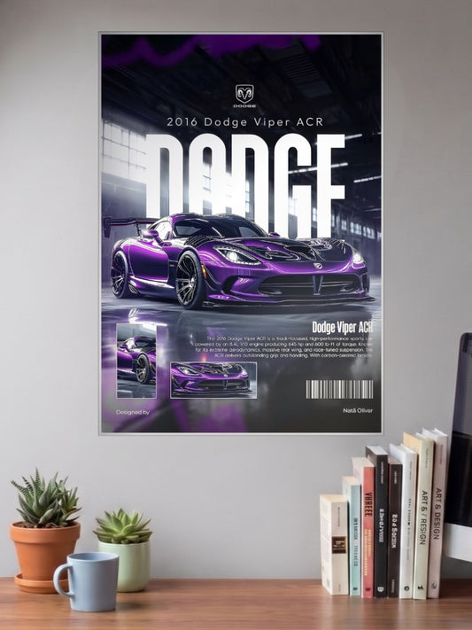 Dodge Viper ACR 2016 Cars Poster