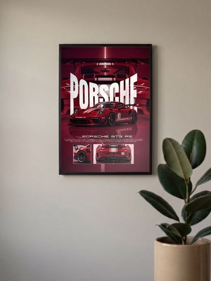 Porsche GT3 RS Cars Poster
