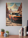 Aesthetic Ford Mustang GT Car Poster