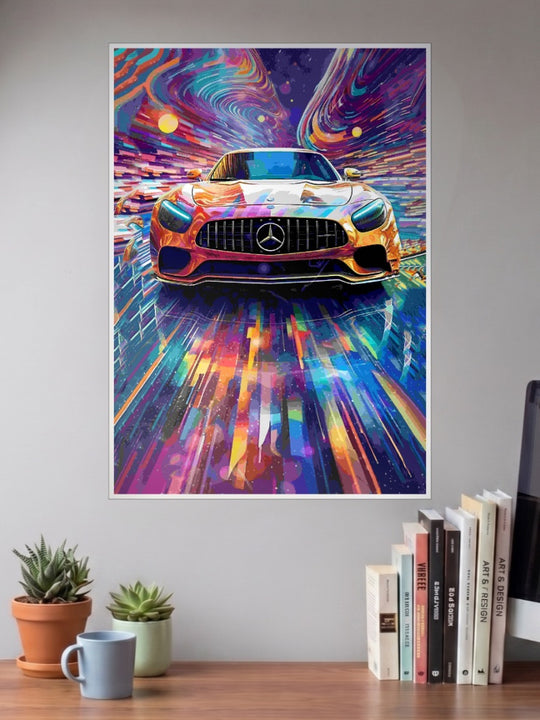 Aesthetic BMW AMG Car Poster