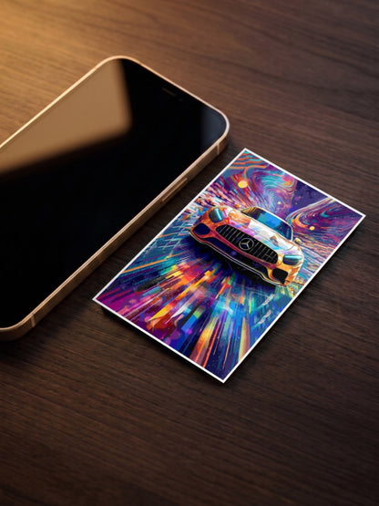 Aesthetic BMW AMG Car Poster