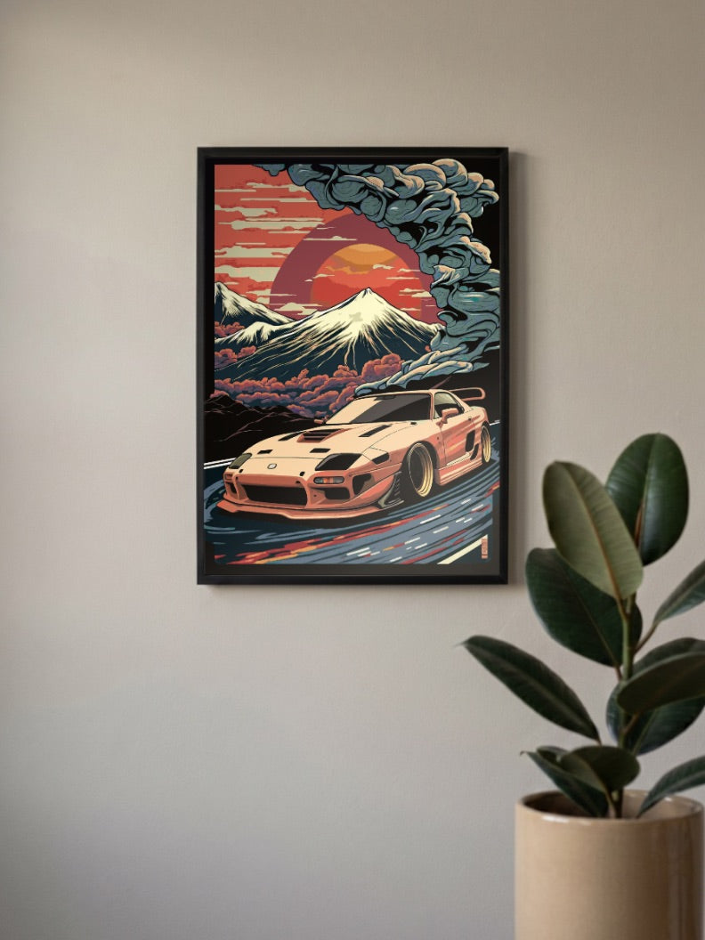 JDM Car Art Poster