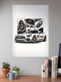 BMW SLS Car Poster