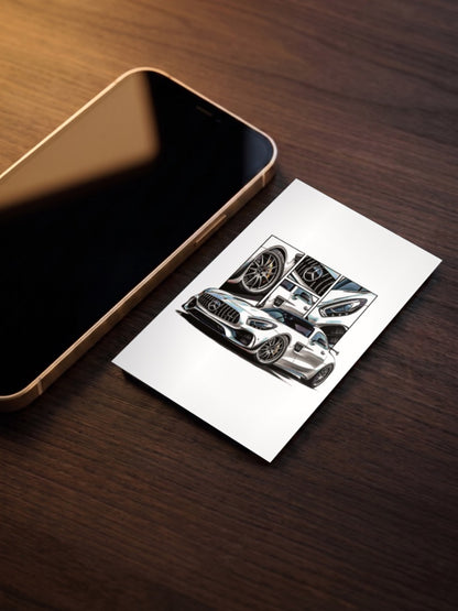 BMW SLS Car Poster
