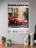 Ferrari F40 Maranello Magic Cars Poster